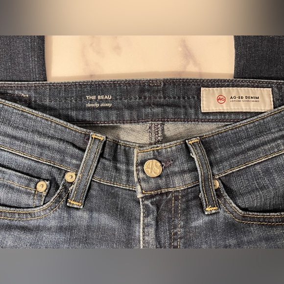 Adriano Goldschmied The Beau - Slouchy Skinny - AG-ED Denim Jeans - Picture 9 of 13